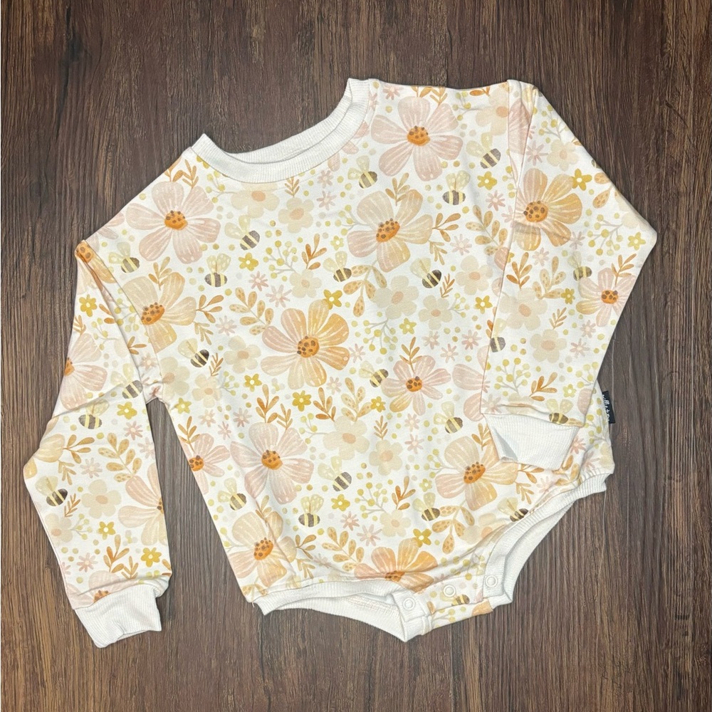 Spring Bee Crew Neck Romper